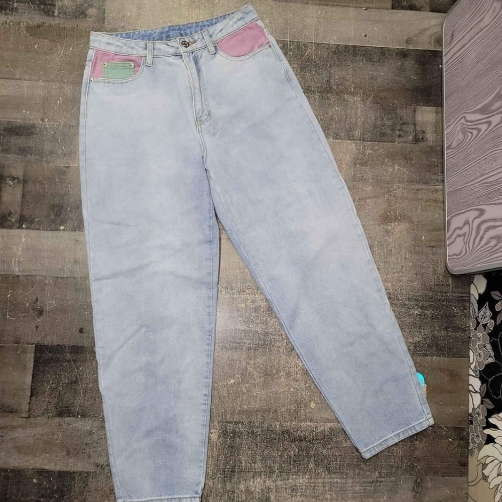 SHEIN mom jeans high-rise size medium